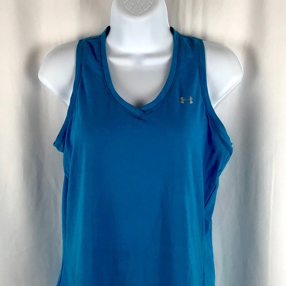 Under Armour heat gear V-neck running singlet M - Picture 4 of 6
